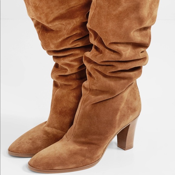 Vince Casper Tall Knee High Suede Boots 